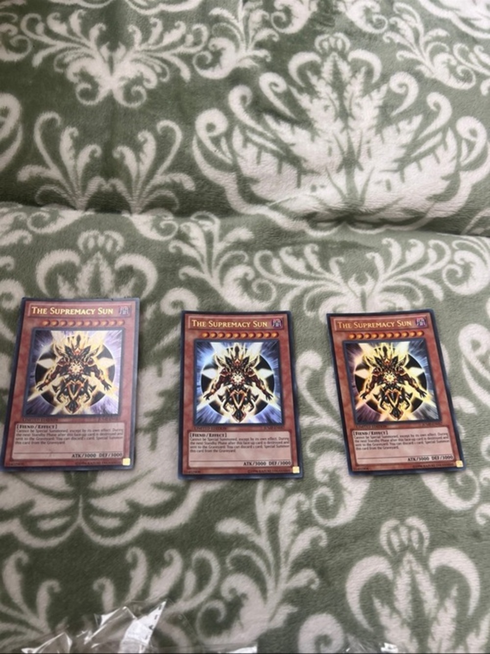 Yugioh The Supremacy Sun JUMP-EN057 Shonen Jump Magazine Promo Yugioh Card 3 Ct
